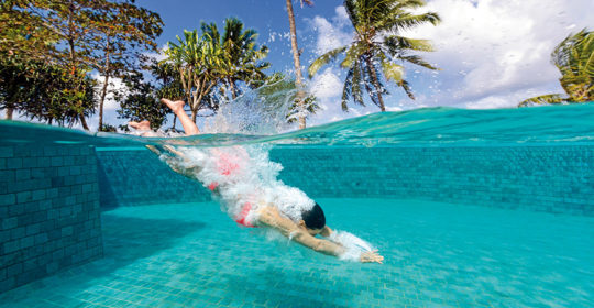 The pool at Fiji’s Nanuku Auberge Resort.
PHOTO: MKLENNAN/ COURTESY NANUKI AUBERGE RESORT